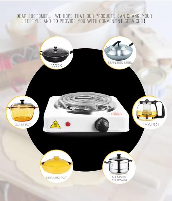 Electric Stove For Cooking-metal Body