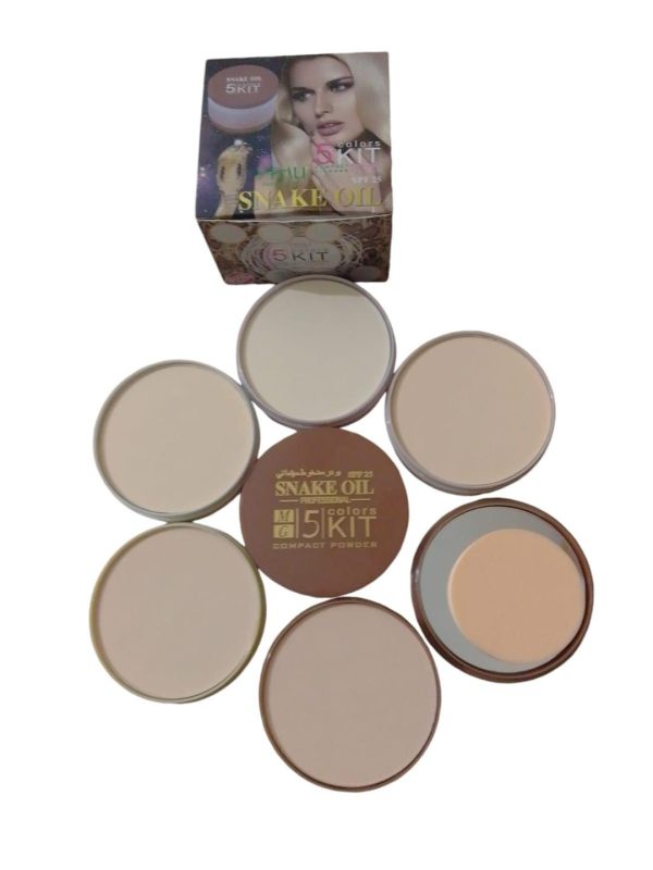 Multi-shade Face Powder Palette With Mirror | Compact Makeup Kit For All Skin