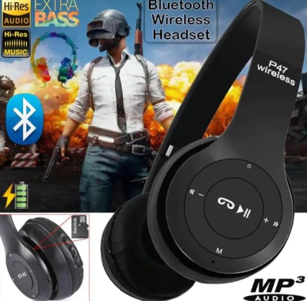 P47 Wireless Original Headphones Invincible Ultra Small Bluetooth Headset