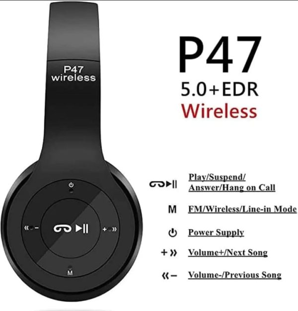 P47 Wireless Original Headphones Invincible Ultra Small Bluetooth Headset